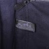 Bolso bandolera Hermès Toto Bag - Reporter en lona azul marino y negra - Detail D3 thumbnail
