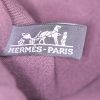 Bolso Cabás Hermes Toto Bag - Shop Bag en lona color burdeos y negra - Detail D3 thumbnail