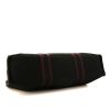 Hermes Toto Bag - Shop Bag shopping bag in burgundy and black canvas - Detail D4 thumbnail