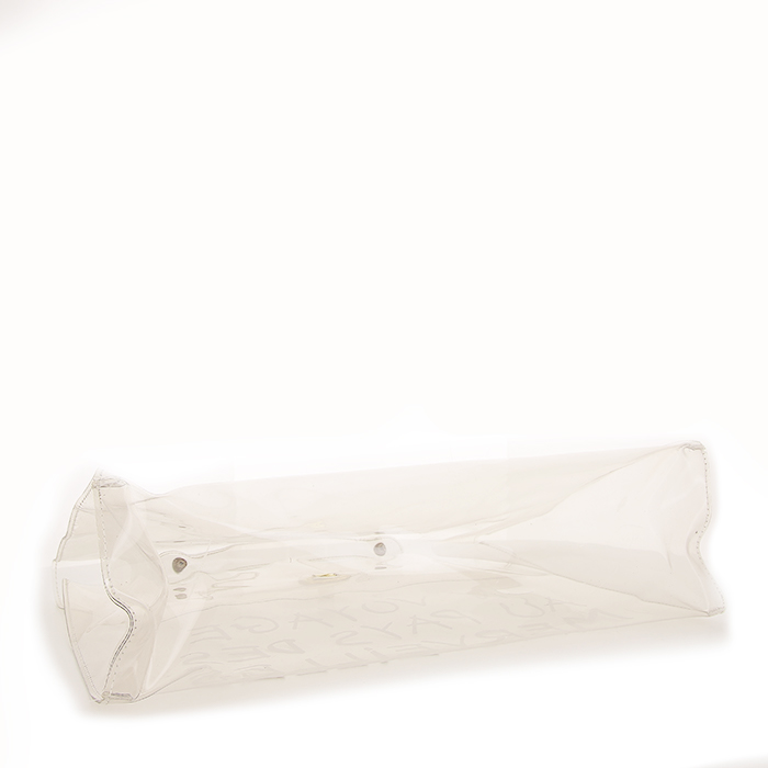 Hermes handbag in transparent vinyl - Detail D3