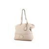 Fendi Selleria handbag in grey grained leather - 00pp thumbnail