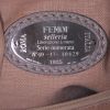 Bolso de mano Fendi Selleria en cuero granulado gris - Detail D3 thumbnail