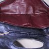 Chanel East West handbag in metallic blue quilted leather - Detail D2 thumbnail