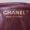 Bolso de mano Chanel East West en cuero acolchado azul metalizado - Detail D3 thumbnail