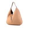 Gucci Jackie handbag in beige grained leather - 00pp thumbnail