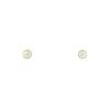 Cartier Diamant Léger medium model small earrings in yellow gold and diamonds - 00pp thumbnail