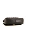 Chanel Timeless Jumbo shoulder bag in black quilted grained leather - Detail D5 thumbnail