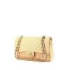 Chanel Timeless handbag in beige quilted grained leather - 00pp thumbnail