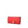 Sac à main Chanel Wallet on Chain en cuir matelassé rouge - 00pp thumbnail