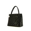 Borsa Chanel  Medaillon in pelle martellata nera - 00pp thumbnail