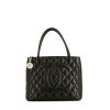 Chanel Medaillon - Bag handbag in black grained leather - 360 thumbnail