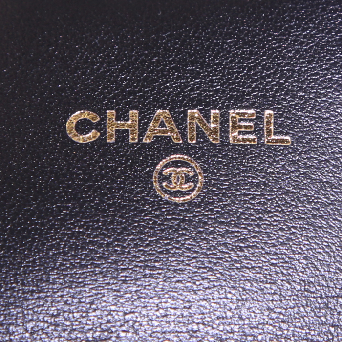 Chanel Timeless Extra Mini clutch-belt in black quilted canvas - Detail D3