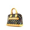 Louis Vuitton Alma handbag in black multicolor monogram canvas and natural leather - 00pp thumbnail