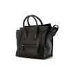 Celine Luggage medium model handbag in black grained leather - 00pp thumbnail