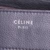 Sac à main Celine Luggage moyen modèle en cuir grainé noir - Detail D3 thumbnail