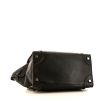 Bolso de mano Celine Luggage modelo mediano en cuero granulado negro - Detail D4 thumbnail
