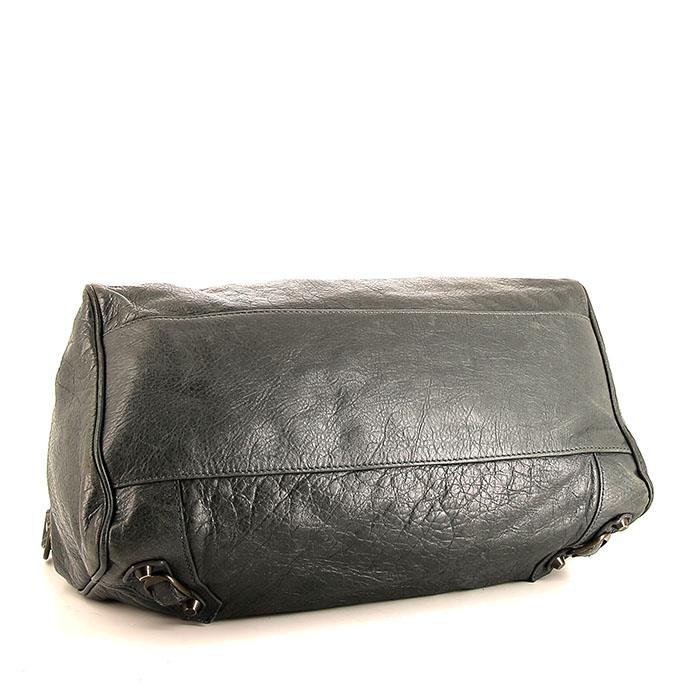 Bolso Balenciaga Classic City en cuero gris - Detail D5