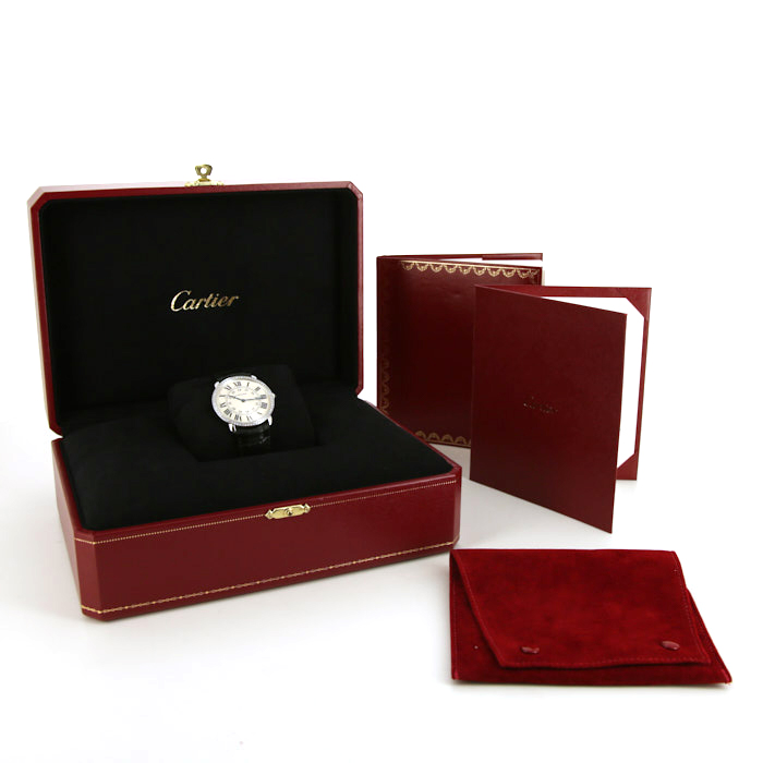 Cartier Ronde Louis Cartier watch in grey gold  Ref:  2890 Circa  2016