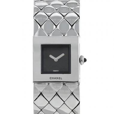 Reloj Chanel Matelassé Wristwatch de acero Circa  1990
