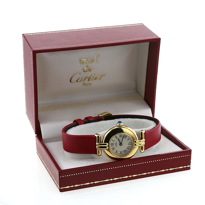 Orologio Cartier Colisee in vermeil Ref :  590002 Circa  1990