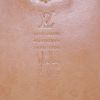 Mochila Louis Vuitton Louis Vuitton Editions Limitées en lona Monogram marrón y cuero natural - Detail D4 thumbnail