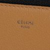 Celine Edge handbag in saffron yellow grained leather - Detail D4 thumbnail