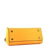 Celine Edge handbag in saffron yellow grained leather - Detail D5 thumbnail