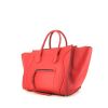Céline Phantom shopping bag in red leather - 00pp thumbnail
