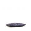 Pochette Chanel Pochette en cuir vieilli bleu métallisé - Detail D4 thumbnail