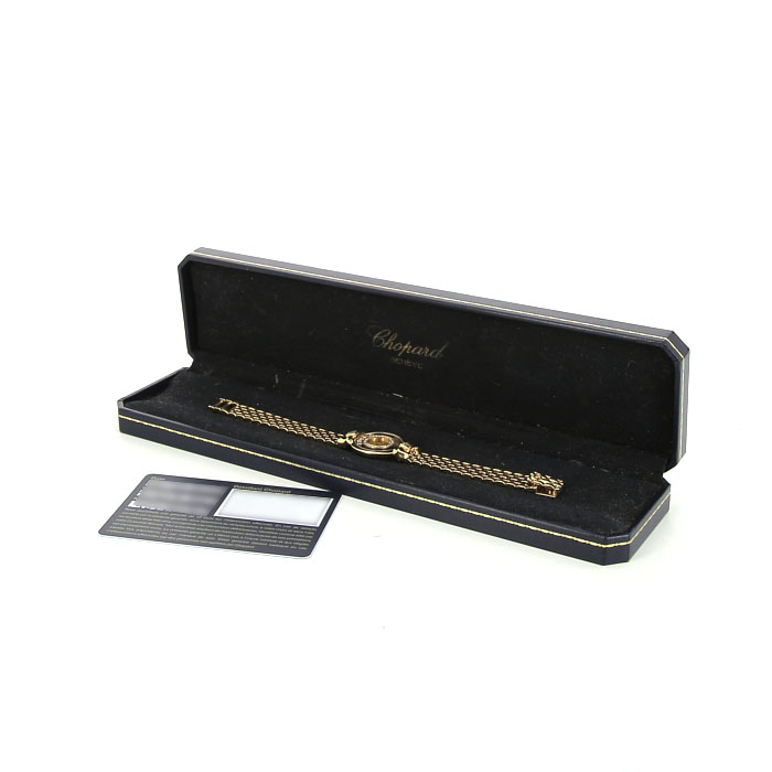 Chopard Happy Diamonds watch in yellow gold Ref:  205512.0001 Circa  2019 - Detail D2