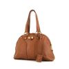 Yves Saint Laurent Muse small model handbag in brown leather - 00pp thumbnail