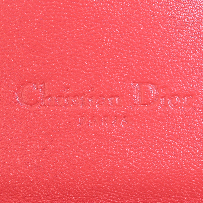 Borsa/pochette Dior Lady Dior Rendez-vous in pelle cannage rossa - Detail D4