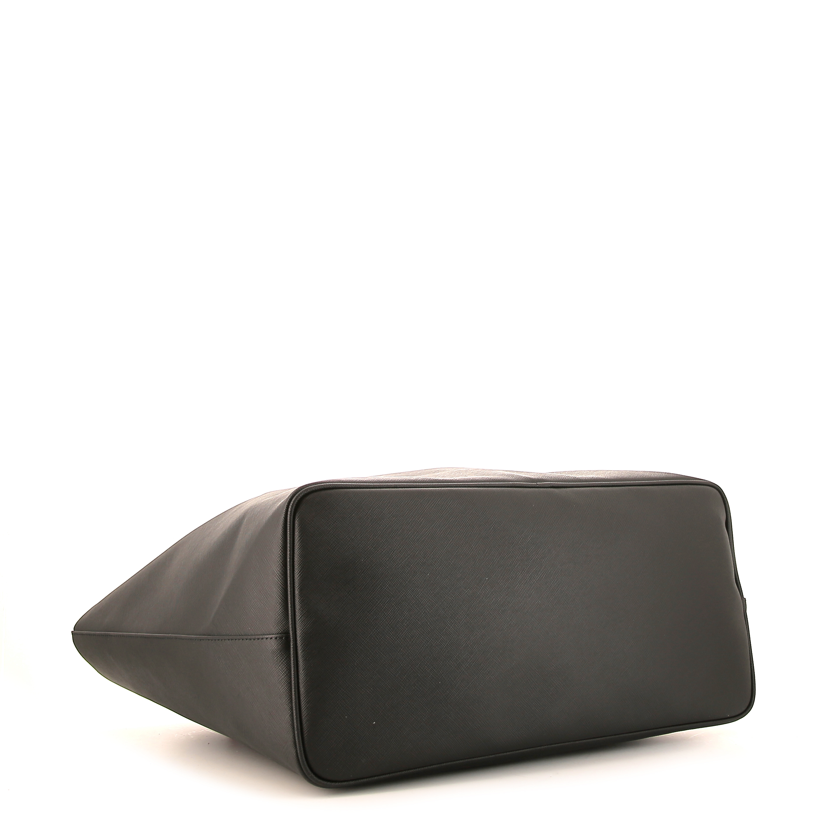 Givenchy Antigona Tote shopping bag in black coated canvas and pink leather - Detail D4