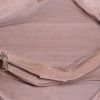 Bolso de mano Yves Saint Laurent Muse Two modelo mediano en piel de pitón color arena y ante beige - Detail D2 thumbnail