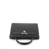 Hermes Kelly 35 cm handbag in black epsom leather - 360 Front thumbnail