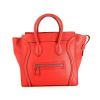 Bolso de mano Celine Luggage Mini en cuero rojo - 360 thumbnail