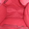 Borsa Celine Luggage Mini in pelle rossa - Detail D2 thumbnail