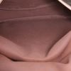 Sac bandoulière Louis Vuitton Saumur petit modèle en toile monogram enduite marron et cuir naturel - Detail D2 thumbnail