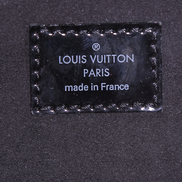 Louis Vuitton Pont Neuf handbag in black patent epi leather - Detail D3