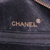 Sac porté épaule Chanel Vintage en cuir matelassé noir - Detail D3 thumbnail