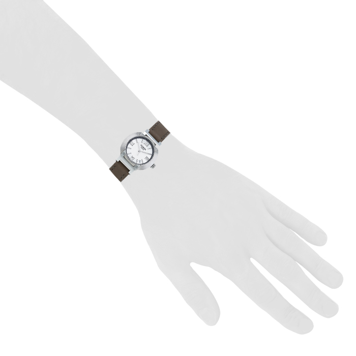 Hermes Nomade watch in stainless steel Ref:  N01.210 Circa  2000 - Detail D1