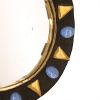 Mithé Espelt, rare miroir à main "Perles", en terre estampée et émaillée, or lisse et perles de verre, vers 1948 - Detail D2 thumbnail