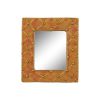 Mithé Espelt, old mirror, in embossed and glazed earthenware, smooth gold, from the 1940's - 00pp thumbnail