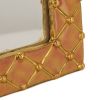 Mithé Espelt, old mirror, in embossed and glazed earthenware, smooth gold, from the 1940's - Detail D1 thumbnail