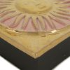 Mithé Espelt, "Axum" chest, in embossed and glazed earthenware, crackled gold, oak base, from the 1960's - Detail D4 thumbnail