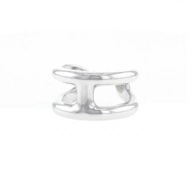 Sortija Hermès Osmose modelo pequeño en plata