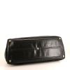 Bolso de mano Yves Saint Laurent Muse Two modelo grande en cuero irisado negro y ante negro - Detail D5 thumbnail