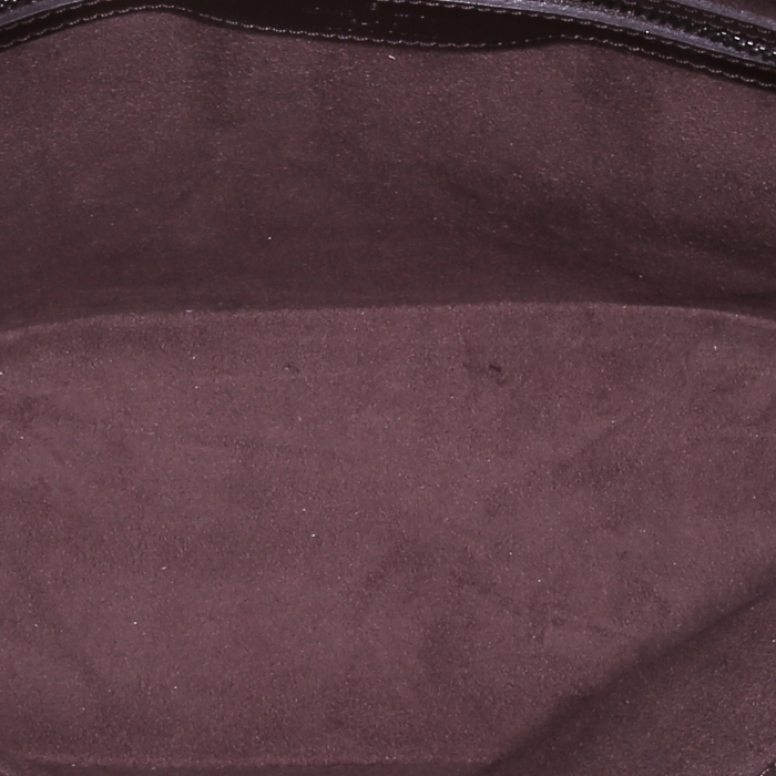 Sac à main Louis Vuitton Verseau en cuir épi marron - Detail D2