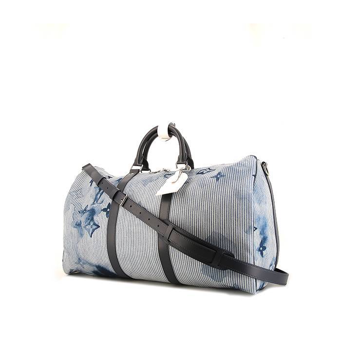 Louis Vuitton Keepall 55 cm Chapman Brothers Travel Bag in Off-White