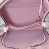 Bolso para llevar al hombro Louis Vuitton Limited Editions petit Noé en lona Monogram degradada rosa, amarilla y violeta y cuero rosa - Detail D3 thumbnail